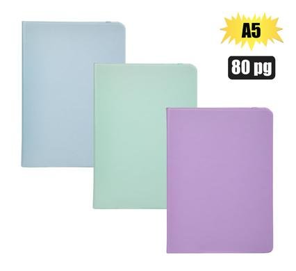 Novelty notebook pastel a5 80pg