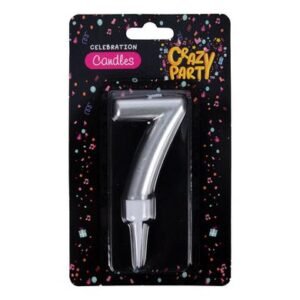 Candle birthday large foil number-7