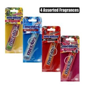 Car air freshener mentos paper asst