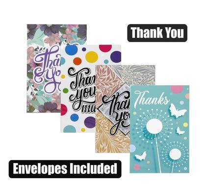Card & envelope moment thank you