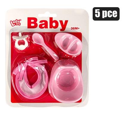 Doll baby accessory set 5pc