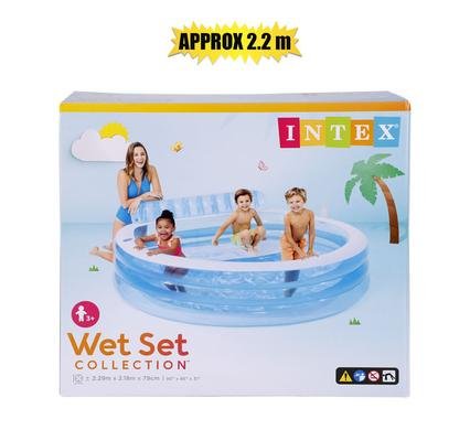 Intex pool swim centre lounge 224x216x76