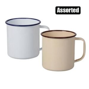 Mug enamel 10cm soup