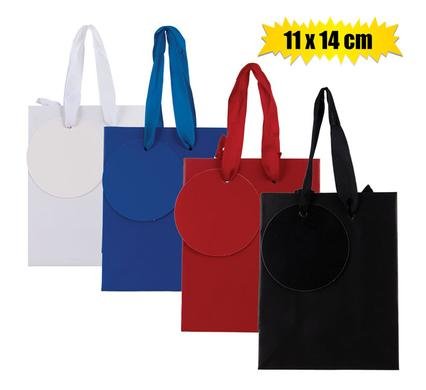Gift-bag solid color sml 11x14cm
