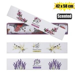 Drawer liners scented asstd 42x58cm