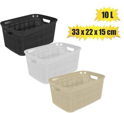 Basket pl multi use 10l 33x22x15cm