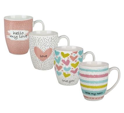 Mug occasions love pastel print