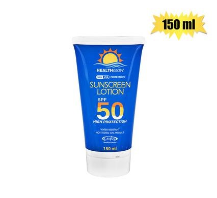 Sunscreen lotion spf50 150ml tube