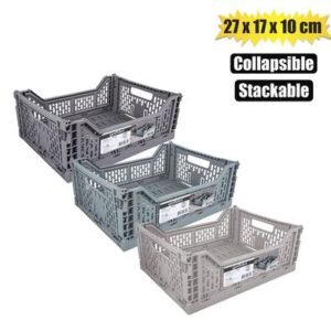 Basket pl collapsible 4l 27x17x10cm