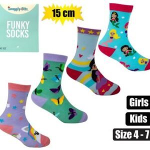 Socks kids girls size 4-7 (15cm)