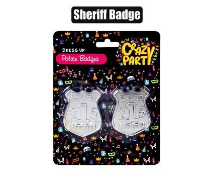 Dress up police badge
